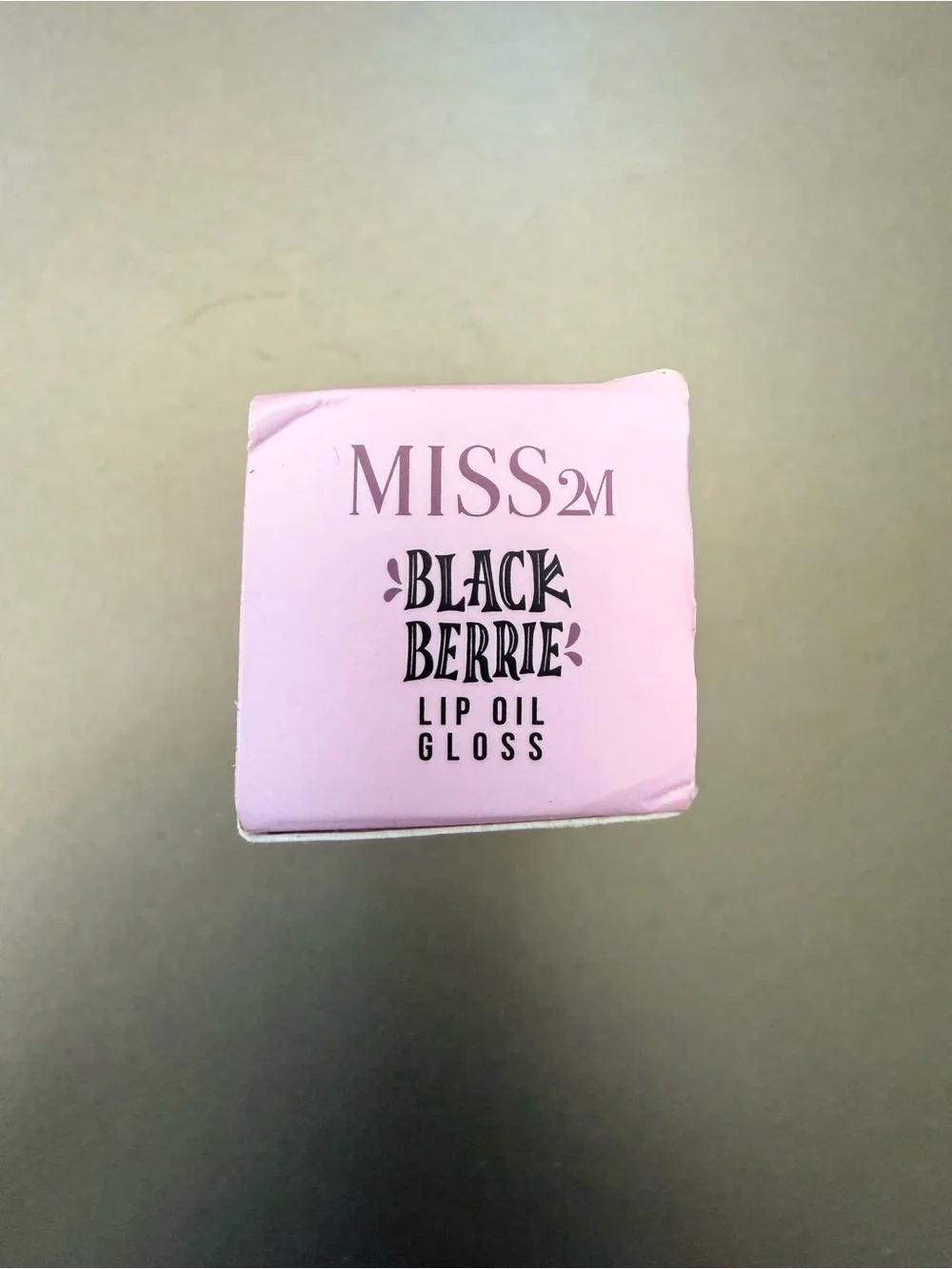 Miss 2M Black Berry Lip Oil Gloss